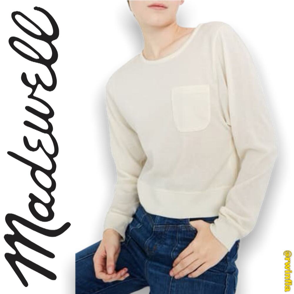 Madewell Dolman Sleeve Pocket Tee Oversized NWT Women's XXS